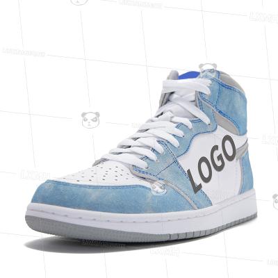 China Cushioning Retro 1 Style Good Quality Air Zapatillas AF1 Custom UNC Sneaker Shoes Basketball Shoes jordaneliedlys for sale