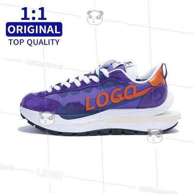 China Cushioning retro 1 sacai Iris Custom Sneaker Shoes Zapatillas AF1 good quality dark style waffle basketball shoes air jordaneliedlys for sale