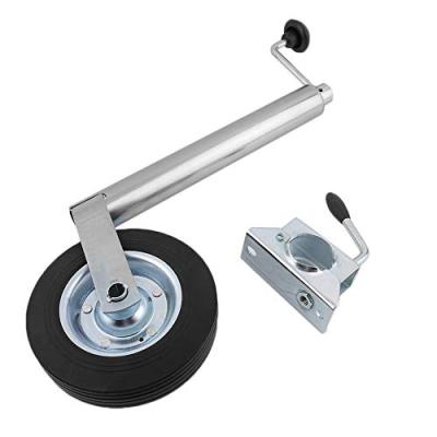 China Trailer Parts Most Popular 1000lbs 2000lbs 5000lbs Car Boat Trailer Jack Stabilizer With Rubber Wheel 48mm Jockey Wheel For Trailer for sale