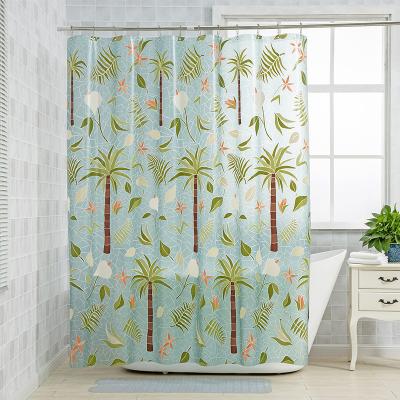 China NEOMI PEVA Shower Curtain Sustainable Waterproof Mildewproof Custom Hotel Printed Shower Curtain for sale