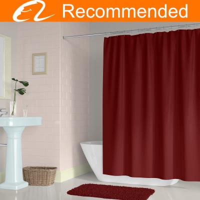 China Wholesale Sustainable Free Shipping RTS Polyester Shower Curtain Water Repellent for sale