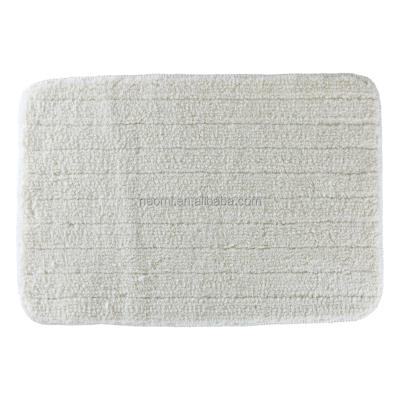 China Best Sustainable Microfiber Bathroom Bath Blanket Mat Perfect Ideal Convenient White Anti Slip for sale