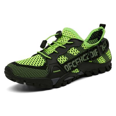 China Fashion\New Outdoor Shoes Comfortable\Durable\Breathable\Lit Mesh Trail Trekking Mountaineering Sports Breathable Hiking Shoes Sneakers For Men Summer for sale