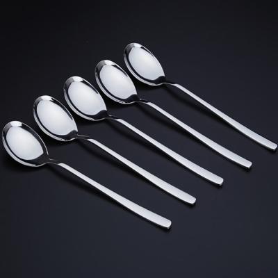 China Sustainable Top Choice Stainless Steel Korean Spoon With Long Handle for sale