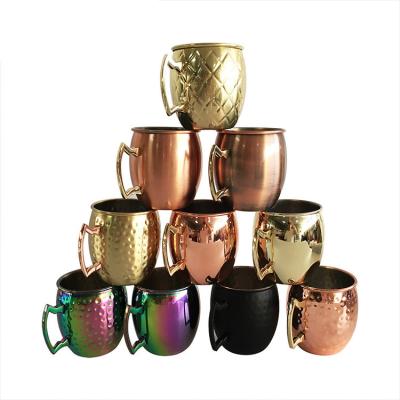 China Sustainable Luxury Stainless Steel Moscow Mule Mug for sale