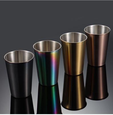 China Sustainable Promotional Single Style Durable 18/8 Stainless Steel Drinking Water SS304 Coffee Mug for sale