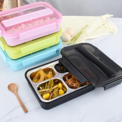 China BPA FREE Sustainable Portable Food Warmer Stainless Steel Bento Lunch Box for sale