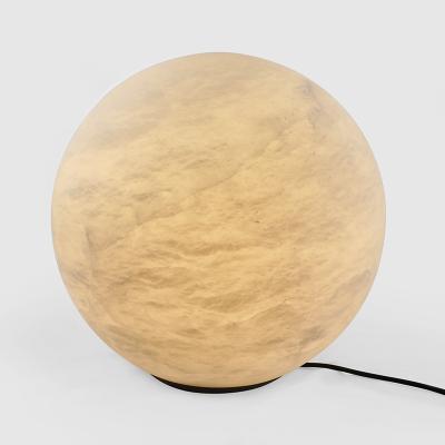 China Wholesale Modern 200mm Modern Luxury 6W Night Nature Marble Ball Light Spanish COB Led Texture Desk Decorative Table Lamp for sale