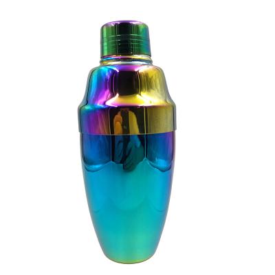 China Cocktail Shaker Colorful 304 Stainless Steel Cocktail Shaker Barware Item Cocktail Shaker for sale