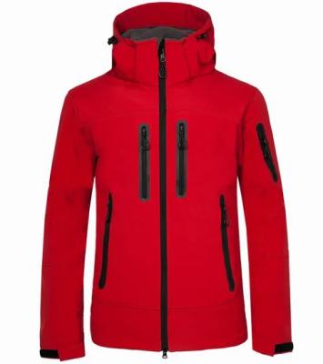 China QUICK DRY Custom Design Winter Warm Fleece Hooded Softshell Jacket For Women HC-999 for sale