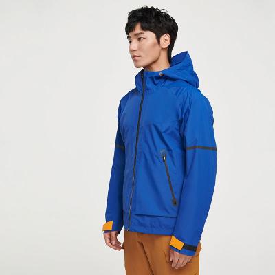 China Wholesale Men's Polyester Single Layer Waterproof Rain Jacket Outdoor Breathable Hardshell Jackets for sale