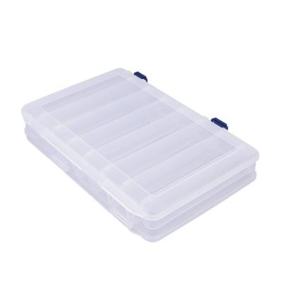 China Wholesale Lightweight Cheap Price Plastic Multi Compartment Adjustable Waterproof Fishing Tackle Box, Lure Box Fishing Lure for sale