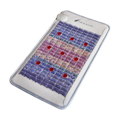 China 7-Gems Therapy Luxuryade LY-001-G9CT Amethyst Deep Heat Protection Hot Stone Far Infrared Crystal Stone Mat for sale