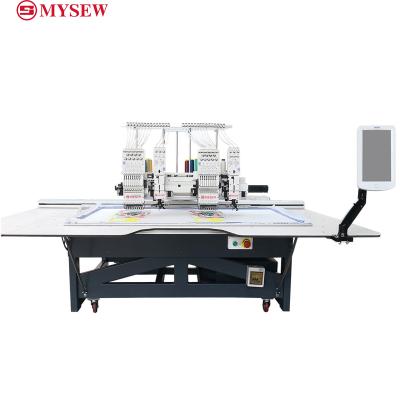 China Garment shops MYSEW MHS902F+2LPD 9needles 2+2head automatic industrial embroidery machines for sale for sale