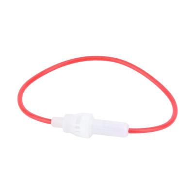 China Automotive Screw Tubing Fuses White Plastic Fuse Holder Good Quality For 6X30mm Glass Fuses for sale