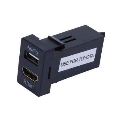 China Long Life And Exquisite Design DC 12V/24V Car USB Plug Port Audio Output Hd Multimedia Output Multi USB Charger For Small Car for sale