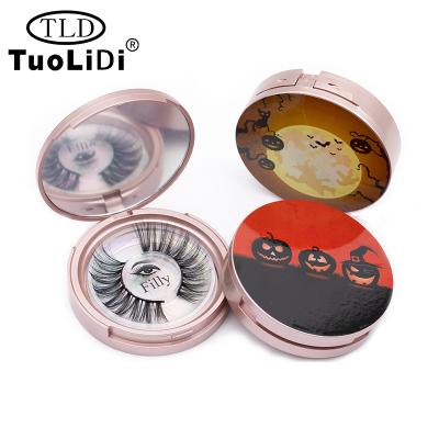 China Wholesale Custom Eyelash Thick Mink Eyelash Box Eyelash Handmade Halloween Private Label Lashes Seller for sale