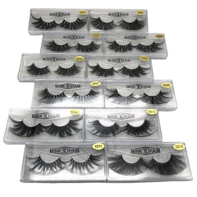 China Wholesale Lashes Handmade 3d Mink Eyelashes Tresluces, Real Kiss Mink Eyelash 25mm Eyelash Darling Lash Nkd for sale