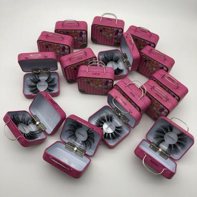 China Deep 25mm False Eyelashes Wholesale Makeup Thick Long Dramatic Strip 25mm 3D Mink Lashes Custom Packaging Label for sale