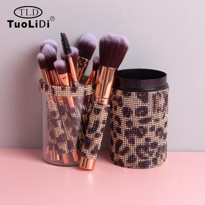 China Angular Blush Special Design One Dollar High Quality Professional Vegan Makeup Brush Set for sale