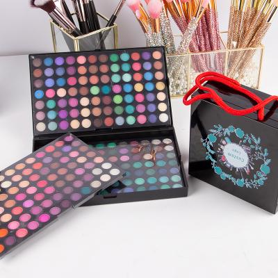 China Waterproof 252 colors select your matte, shimmer, duochrome, glitter eyeshadow to make your own makeup DIY eyeshadow palette for sale