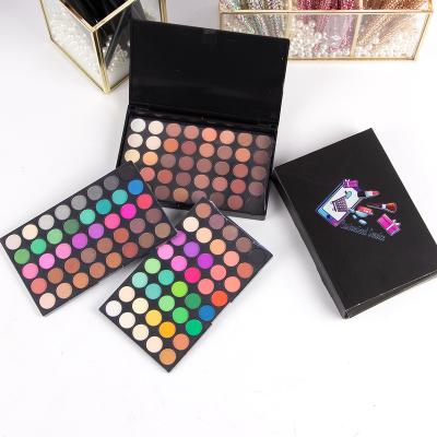 China Waterproof Professional Custom Label Eyeshadow Cosmetics Remove Palette 120 Color Instant Dye Eyeshadow Warm Eyeshadow for sale