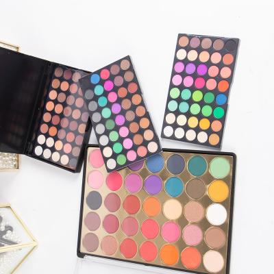 China Waterproof DIY Your Own Brand Makeup Vegan Cosmetics 120 Colors Shimmer Glitter Powder Matte Custom Eyeshadow Palettes for sale