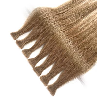 China Pure Virgin Hairs Wholesale Double Drawn 100 Bundles Hair Weft Peels Tape Hair Weft Extensions for sale