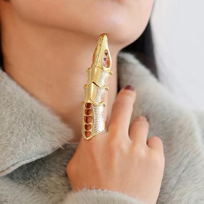 China Amazon New Products CLASSIC Eagle Claw Personality Retro Trend Finger Claw Set Fashion Alloy Jewelry Punk Ring for sale