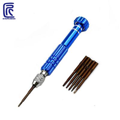 China Durable 5 in 1 Multifunctional Mini Screwdriver Set for Mobile Phone Repairing Tools for sale