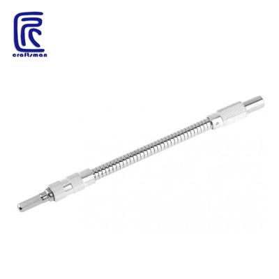 China Multi-used Head Screwdriver 198mm Flexible Shaft Tool Metal Drill Screwdriver Bit Holder Connect Link Multitul Hex Leg Extension Snake Bit for sale