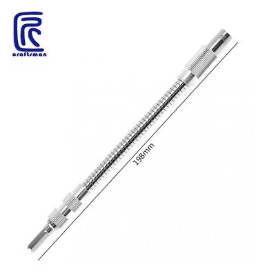 China Multi-used Screwdriver Flexible Shaft Tool Metal Drill Screwdriver Main Holder Connect Link Hex Leg Extender Snake Linear Crankshaft for sale