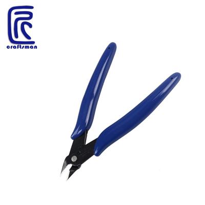 China Mini Pliers Electrical Wire Cable Cutter Side Cut Flush Pliers Mini Diagonal Rubber Pliers for sale