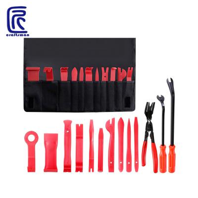 China Durable Auto Stereo Refitting Kits 14pcs Car DVD Trim Panel Dashboard Installation Removal Tool Interior Plastic Kit Repair Disassembly Tool for sale