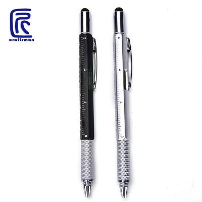 China Portable 6 in 1 Multifunctional Touch Screen Stylus Ballpoint Pen with Screwdriver Gift Tools for sale