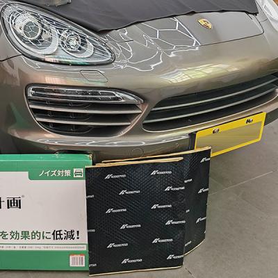 China Porsche Auto Acoustic Pad Schalldämpfungslösung Fahrzeugschallschutzmaterial zu verkaufen