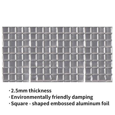 China 2.5mm square embossed automobile vibration reduction / Vibration Damping Pads for sale