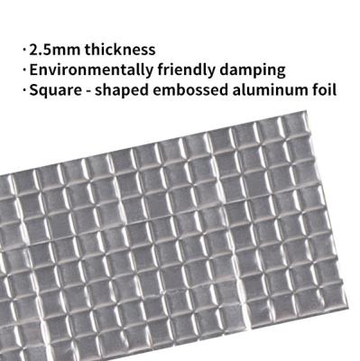 China 2.5mm automobile aluminum foil vibration reduction pad / Car Sound Deadening Mat for sale