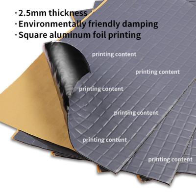 China 2.5 mm Aluminiumfolie für Fahrzeuge mit Schwingungsreduktionspad / Anti-Vibration Mat zu verkaufen