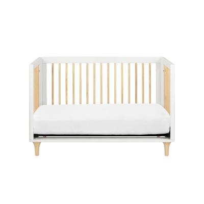 China Hot Sales Modern Wooden Cribs Baby Wooden Crib Crib Hutch For Baby Bedroom Furniture for sale