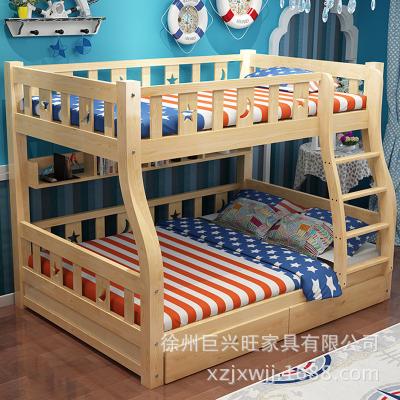 China Modern Cheap Modern Bedroom Furniture Double Bunk Bed Kids Pink Wooden Princess Bed MDF Princess Bed for sale