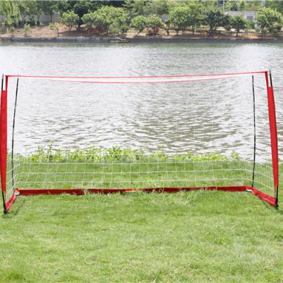 China Eco Friendly Portable Football Nets Automatic Football Goals With Carry Bag for sale