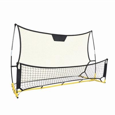 China Portable Polyester+Steel Tube 210*120*120 cm Multi-contact Skill Football Soccer Practice Net for sale