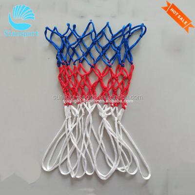 China Polyester Or PP Multiple Colors 12 Loop Basketball Net Without Hoop for sale