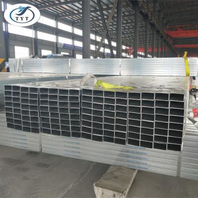 China Structure Pipe Galvanized Square Pipe Square Galvanized Hollow Section Galvanized Rectangular Square Steel Pipe for sale