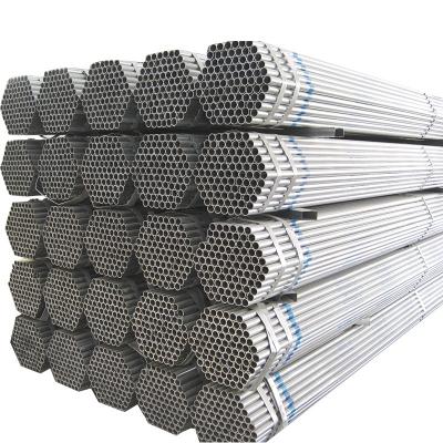 China Galvanized Structure Pipe Hot Dip Round Steel Pipe And Tube Pipe / Scaffolding for sale