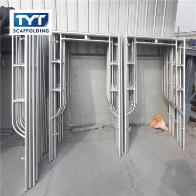 China Modern Scaffolding Construction Types Steel Walk Through Frame Scaffolding H Frame Scaffolding for sale