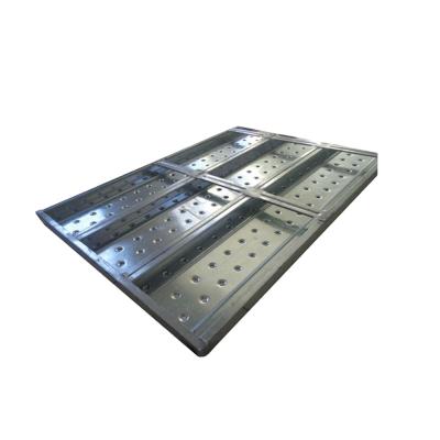 China Traditional Scaffold Panel Metal Galvanized Perforated Steel Plank for sale