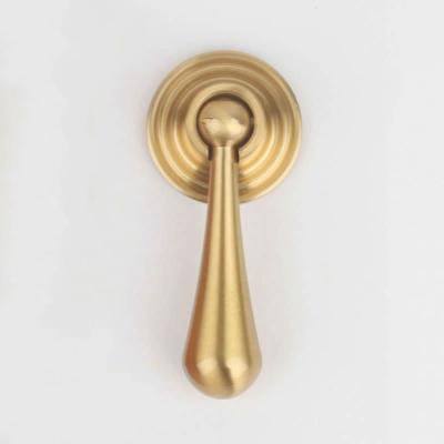 China New Chinese Style Chinese Style Handle Furniture Wardrobe Copper Luxury Brass Pendant Handle Gold Cabinet To Pull Solid Brass Drawer Handle for sale