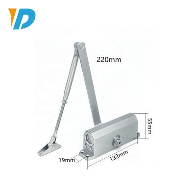 China Two Way Door Hotel Tavern Aluminum Alloy Slide Open Sliding Back Automatic Sensor Fireproof Door Closer for sale